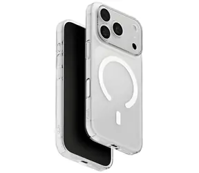 UNIQ Airsuit Hybrid MagClick transparentní / Ochranný kryt / iPhone 18 Pro/17 Pro / MagSafe nabíjení