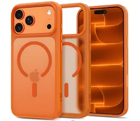 Tech-Protect MagMat CC matná oranžová / Kryt / Apple iPhone 18 Pro Max, 17 Pro Max