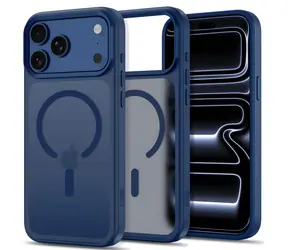 Tech-Protect MagMat CC matná tmavě modrá / Kryt / Apple iPhone 18 Pro Max, 17 Pro Max