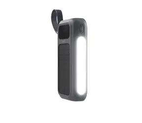 Spello ForcePack 5v1 SP25 20000mAh šedá / Powerbanka / Solární panel / integrované kabely / LED svítilna