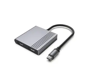 USB-C Multiport adaptér 3v1 šedá / Adaptér / HDMI 4K 30Hz / USB-A / USB-C PD 85W