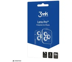 3mk Lens Protection Pro světle modrá / Sklo na fotoaparát / Apple iPhone 18 Pro/18 Pro Max / Tvrzené sklo / 9H