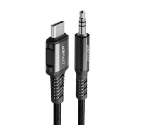 Acefast C1-08 USB-C (M) - 3,5mm Jack (M) 1,2 m černá / Audio kabel / AUX