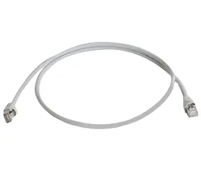 Telegärtner Cat.6A MP8 FS500 šedá / Patch kabel / S/FTP / LSZH / 1 m