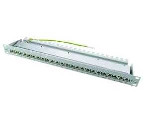 Telegärtner MPP24-HS K černá / Patch panel / 24 portů / Cat.6A / 1U / stíněný
