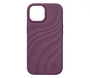 iDeal Fashion Soft Swirl / Silikonové pouzdro / iPhone 13/14/15/16e/17e / Velvet Plum / MagSafe