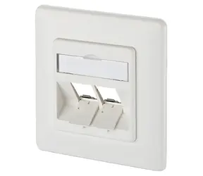 METZ CONNECT E-DAT zásuvka pod omítku bílá / Datová zásuvka / 8/8(8) / bez modulu