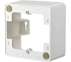 METZ CONNECT Rámeček na omítku 85x85 čistě bílá / Rámeček / Pro Cat.6A
