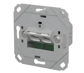 METZ CONNECT E-DAT C6A / Datová zásuvka / 2x Port / Cat.6A / IDC / Pod omítku / Kovová