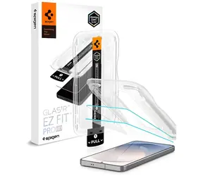 Spigen Glas.tR EZ Fit Pro AC čirá / Tvrzené sklo / Samsung Galaxy S26 FE / 10H+ / AluminaCore / 2 ks