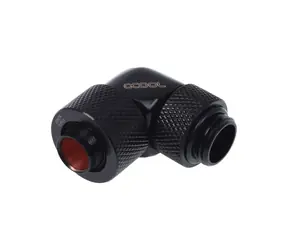 Alphacool HF černá / Šroubení / G1/4 / 90° otočné / 13/10 mm