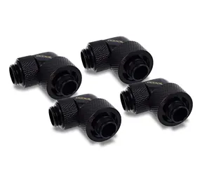 Alphacool Eiszapfen 16/10mm černá / Fitink / Šroubovací / 90° otočný / G1/4
