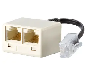 Metz Connect UAE adaptér WE8(4)-WE8/WE8 RJ45 / Telefonní adaptér / 0,1 m