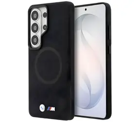 BMW M Metal Logo / Pouzdro pro Samsung Galaxy S26 Ultra / MagSafe / Černé