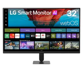 31,5" LG 32U701SB-B černá / Smart monitor / VA / 4K UHD / 60 Hz / 5 ms / repro