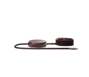 ZENS Pro 2 višňová / Bezdrátová nabíječka / Qi2 / 15W / USB-C/USB-C