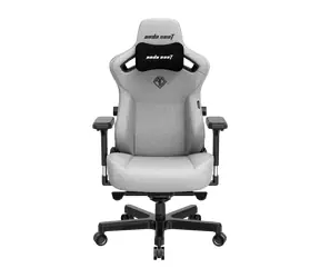 Anda Seat Kaiser 3 XL šedá / Herní židle / lněná tkanina / velikost XL / nosnost 200 kg