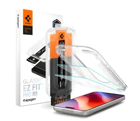 Spigen Glas.tR EZ Fit Pro HD / Ochranné sklo / 2 ks / Apple iPhone 16 Pro Max, 17 Pro Max, 18 Pro Max