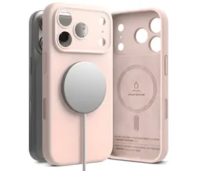 Ringke Silicone MagSafe iPhone 18 Pro růžová / Kryt / Silikon / MagSafe