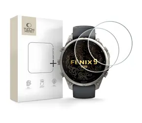 Tech-Protect Glass Fit+ sklo pro Garmin Fenix 9 Pro 47mm čiré / Ochranné tvrzené sklo