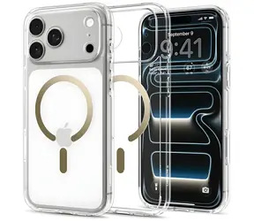 Spigen Ultra Hybrid Mag zlatá / Ochranný kryt / Apple iPhone 18 Pro/17 Pro / MagSafe