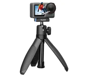 Telesin S1-MNP-13-TDJ / Selfie tyč se stativem / Pro DJI Osmo Action 5/4/3 / 17-44 cm