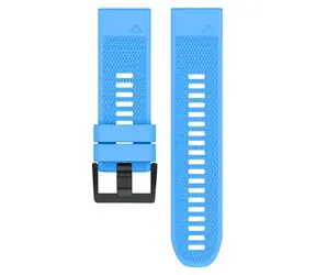 X-SITE Náhradní řemínek pro Garmin QuickFit 26mm modrý / Řemínek / Silikonový / Kovová přezka