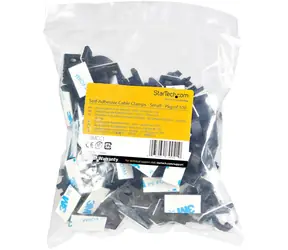 StarTech Spona na kabely černá / Spona na kabely / Nylon / 26 mm / 100 ks