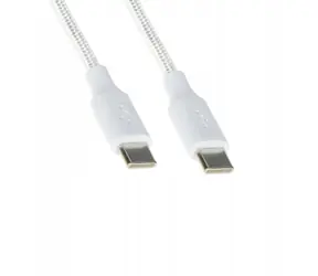 Baseus CHAR-CC-0.25M-100W bílá / Kabel / USB-C (M) - USB-C (M) / 0.25 m / 100W