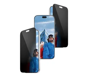 PanzerGlass UWF 2-Way Privacy iPhone 18 Pro černý rámeček / Ochranné sklo / Plně nalepovací / 0,53 mm