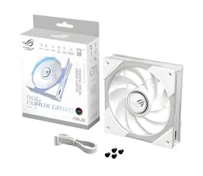 ASUS ROG Eurux GR120 bílá / Ventilátor / 120 mm / ARGB / Reverzní / 1 ks