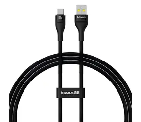 Baseus Flash 2 černá / Kabel / USB-A (M) - USB-C (M) / 100W / 1 m