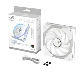 ASUS ROG Eurux GR120 ARGB bílá / Ventilátor / 120 mm / 2600 RPM / 85 CFM / 33 dB
