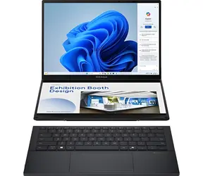 ASUS ZenBook Duo 14 šedá / Notebook / 14" 3K / Intel Core Ultra 9 386H / 32GB / 1TB SSD / W11H