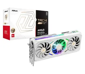 ASRock Radeon RX 9070 XT Taichi OC bílá / Grafická karta / 16GB GDDR6 / 256-bit / 3100 MHz / 850W