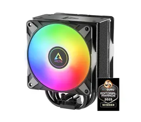 ARCTIC Freezer 36 SI A-RGB černá / Chladič CPU / 2x P12 PWM PST A-RGB / 200-2000 RPM / pro Intel & AMD