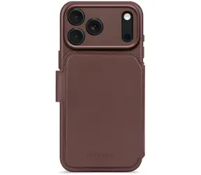 Decoded Leather Detachable Wallet čokoládová hnědá / Peněženkové pouzdro / pro Apple iPhone 17 Pro / Kožené