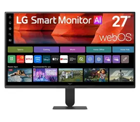 27" LG 27U511SB-B černá / Monitor / IPS / FHD / 120Hz / 5ms / webOS