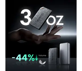 Flextail Zero Power 5000C 5000 mAh černá / Powerbanka / USB-C / Pass-through / 20W / 7,1 mm