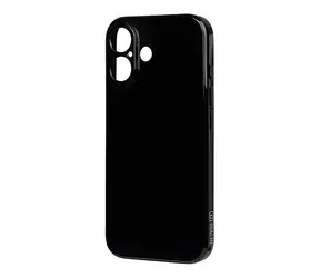 OBAL:ME Glossy pro Apple iPhone 16 černá / Kryt
