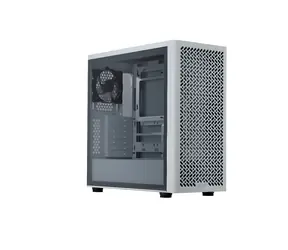 Cooler Master Elite 502 Lite bílá / Skříň PC / ATX / 1× USB-A 3.0 / 1× USB-C 3.0 / bez zdroje / průhledná bočnice