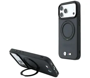 BMW Kevlar Ring Stand 360 tmavě šedá / Zadní kryt / MagSafe / iPhone 17 Pro Max, 18 Pro Max