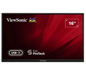 16" ViewSonic VA1650 černá / Monitor / IPS / 1920 x 1080 / 16:9 / 60Hz / HDMI
