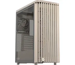 ASUS ProArt PA401 Wood TG PWM béžová / Počítačová skříň / ATX / Temperované sklo / 2x USB-A 3.2 / 1x USB-C 3.2