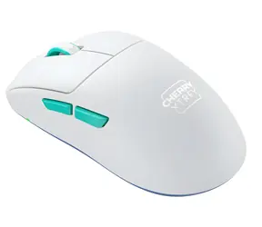 Cherry Xtrfy M68 Wireless bílá/tyrkysová / Bezdrátová herní myš / optická / 26000 DPI / 5 tlačítek / 2.4 GHz