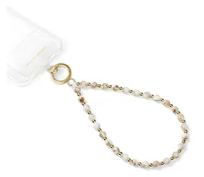 iDeal Phone Wristlet Strap Cloudy Marble bílá / Poutko na zápěstí pro telefon / univerzální / šířka 8 mm