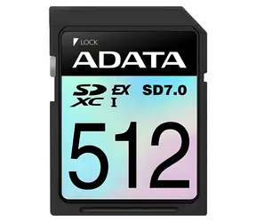 ADATA Premier Extreme SDXC 512 GB / Paměťová karta / SD Express PCIe Gen3 / R: 800 MB/s / W: 700 MB/s / V30 / U3