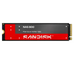 SanDisk NAS 800 960GB / M.2 2280 NVMe / PCIe 5.0 / 3D TLC NAND / R: 14900MBs / W: 13200MBs