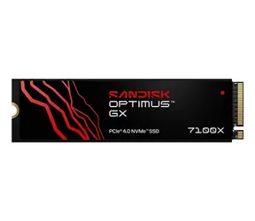 SanDisk Optimus GX 7100X / Interní SSD / M.2 2280 / NVMe PCIe 4.0 x4 / 2 TB / čtení: 7250 MB/s / zápis: 6900 MB/s