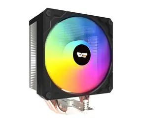 darkFlash M400 ARGB černá / Chladič CPU / Věžový / 4x heatpipe / Displej teploty / TDP 200 W / Intel + AMD